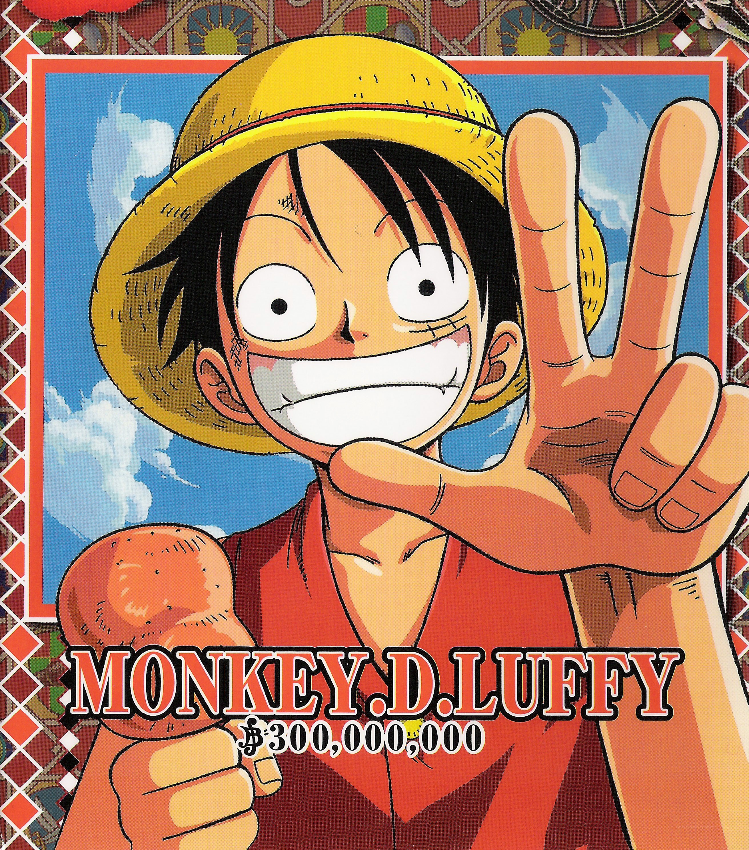 Monkey D. Luffy bounty poster