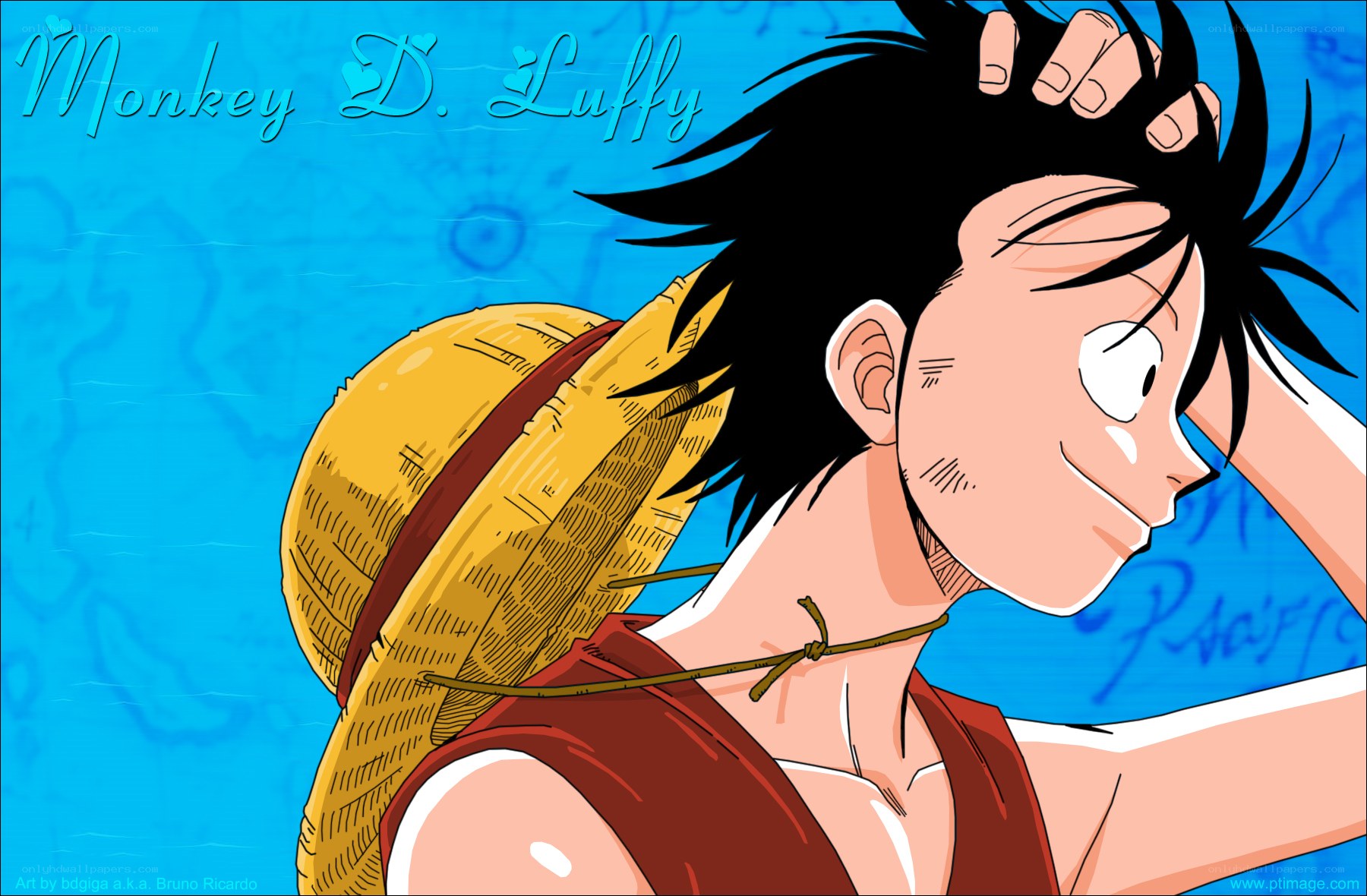 Monkey D. Luffy character art