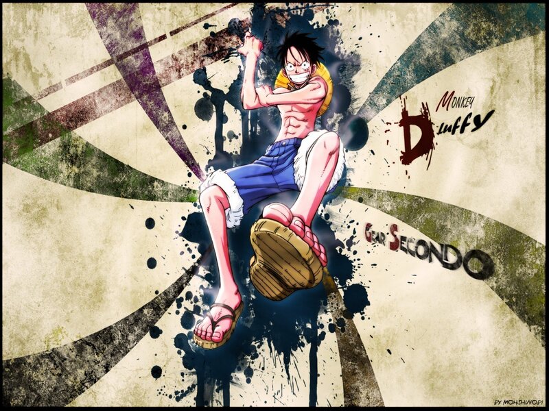 Monkey D. Luffy in action