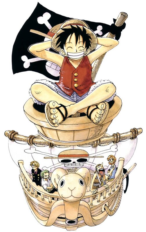 Monkey D. Luffy on Ship