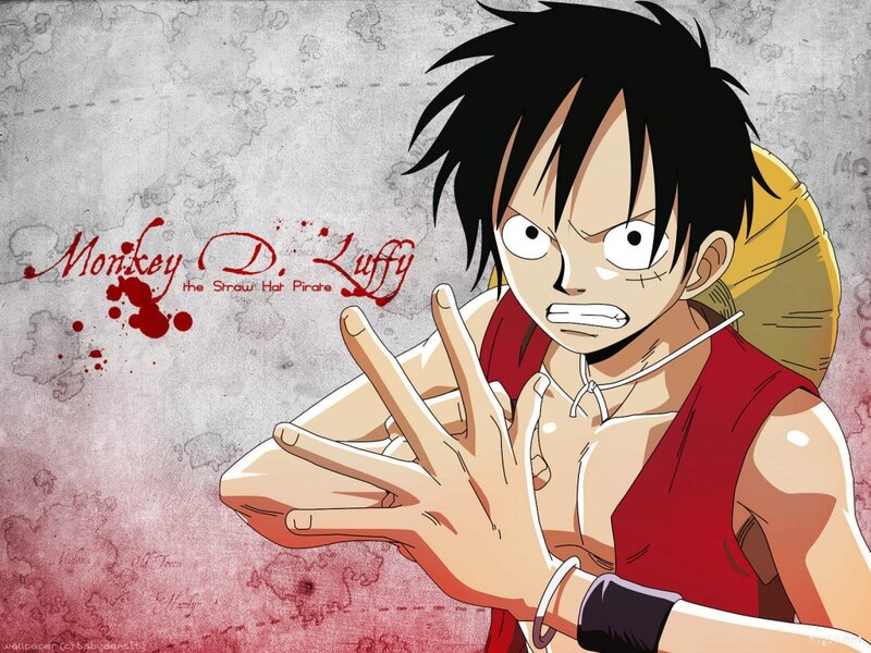 Monkey D. Luffy — Red, Intense