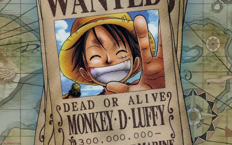 Monkey D. Luffy Wanted Poster