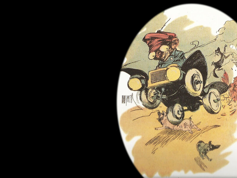 Monkey Driving Car