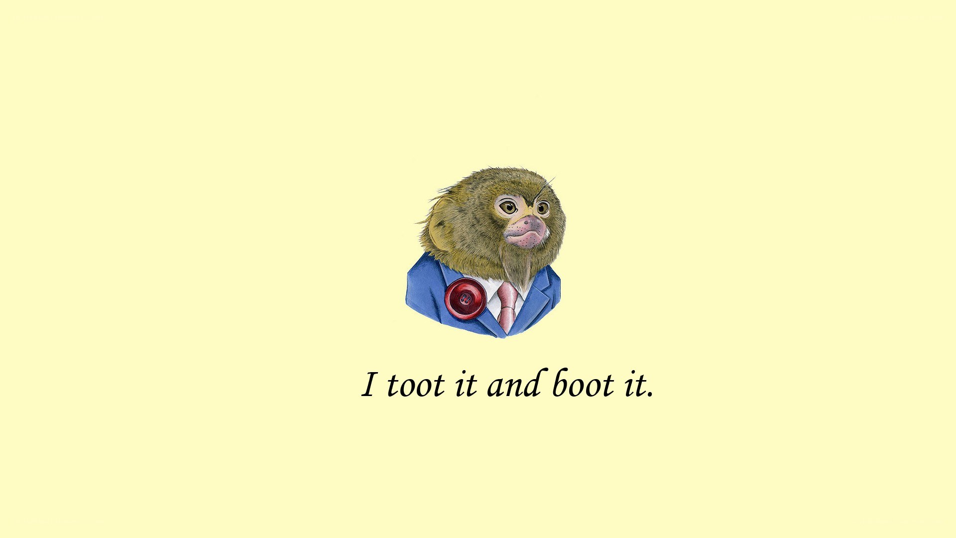 monkey in a suit