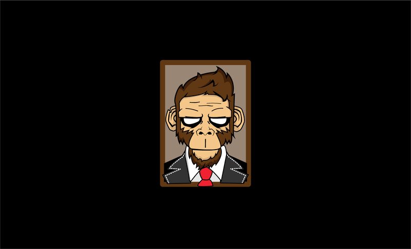 Monkey in Suit — Brown