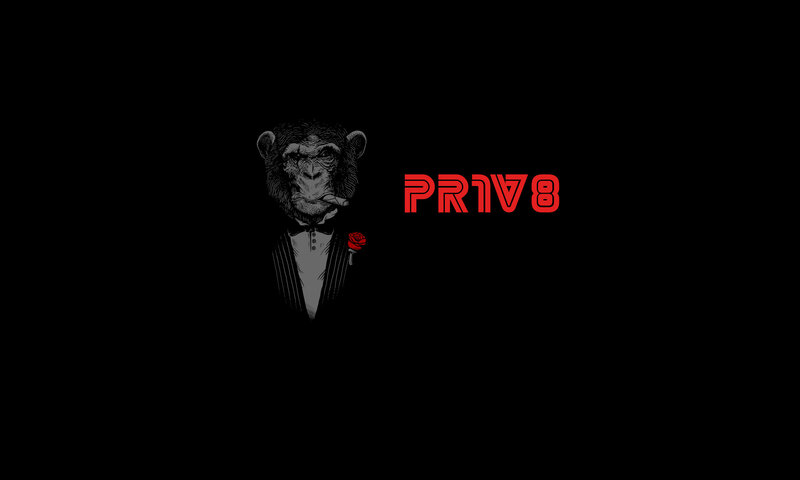 Monkey in Tuxedo
