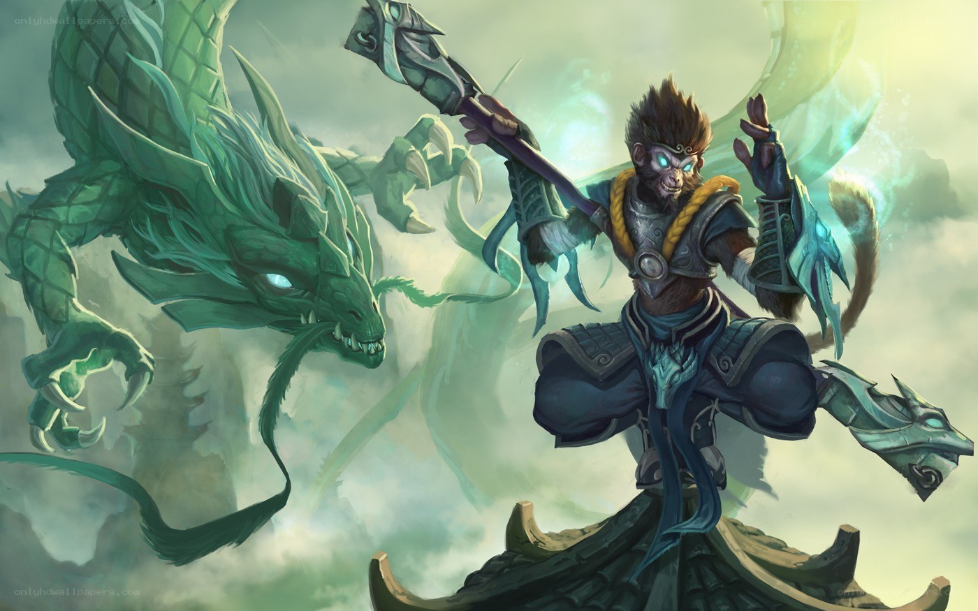 Monkey King vs Green Dragon