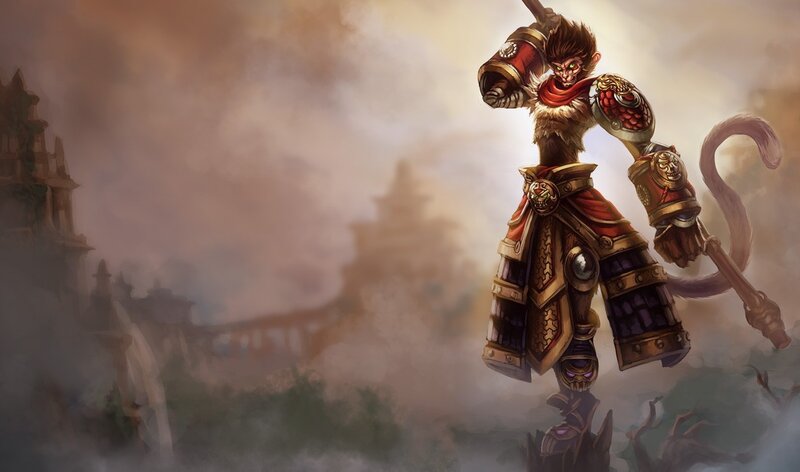Monkey King warrior in armor