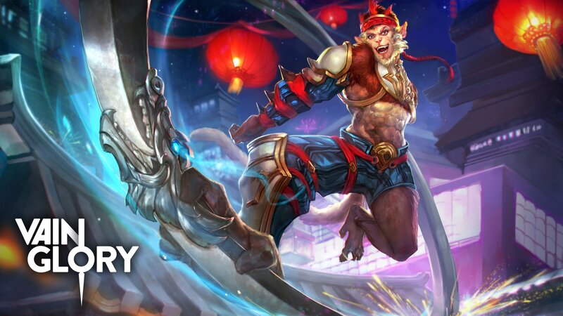 Monkey-like Warrior — Blue