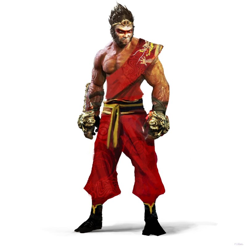 Monkey-like Warrior — Red