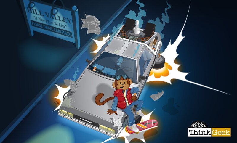 Monkey on a Car