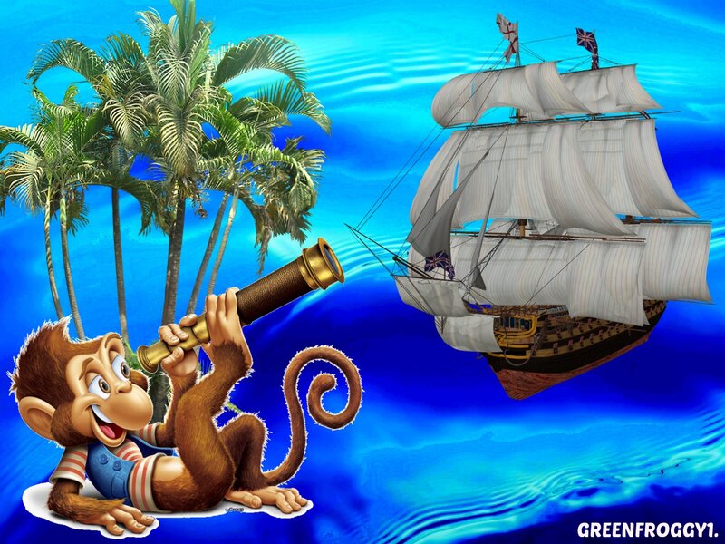 Monkey with Telescope