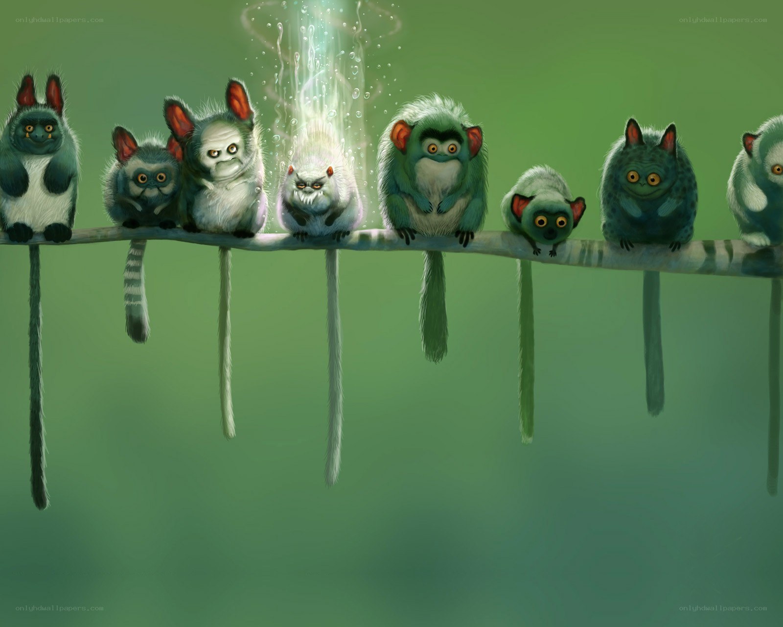Monkeys on a branch