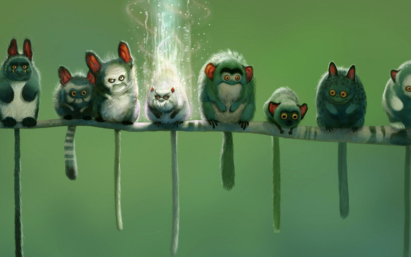Monkeys on a branch