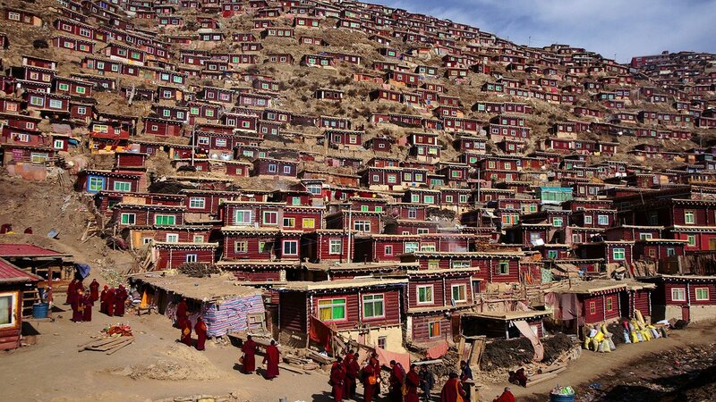 Monks in Red Robes