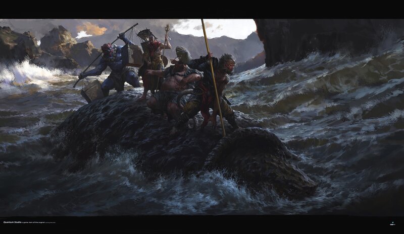 Monks on a Raft
