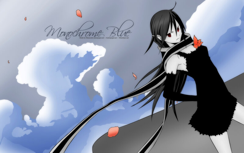 Monochrome Blue anime art