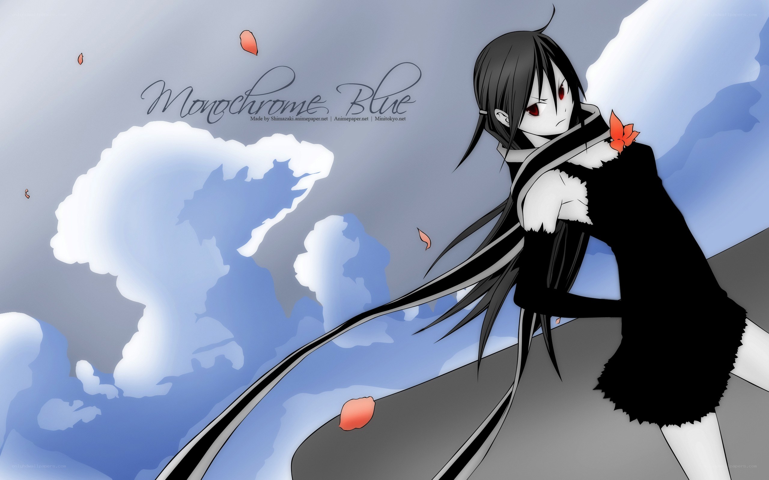 Monochrome Blue anime art