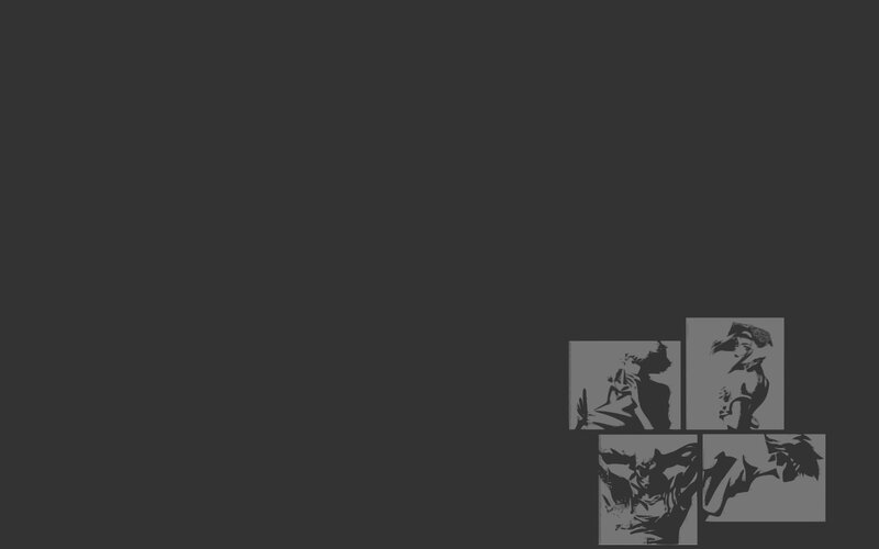 monochrome comic panels