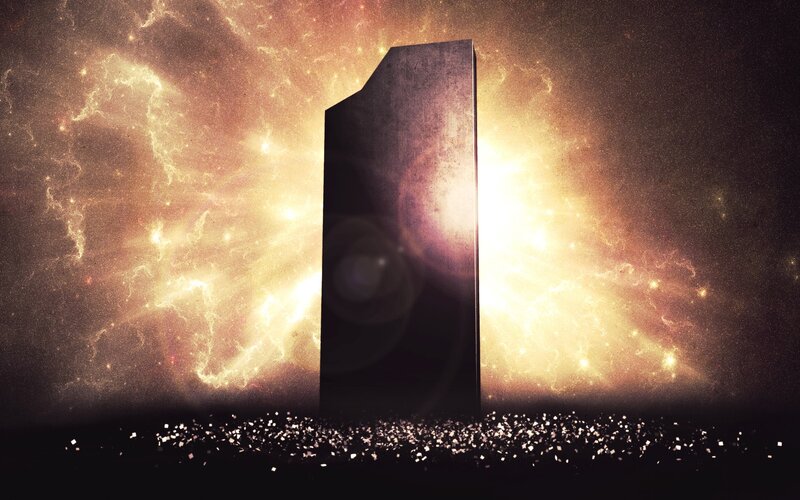 monolith in cosmic landscape