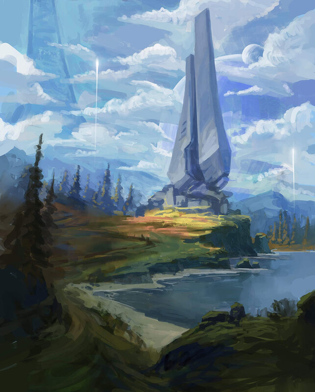Monolith in Landscape