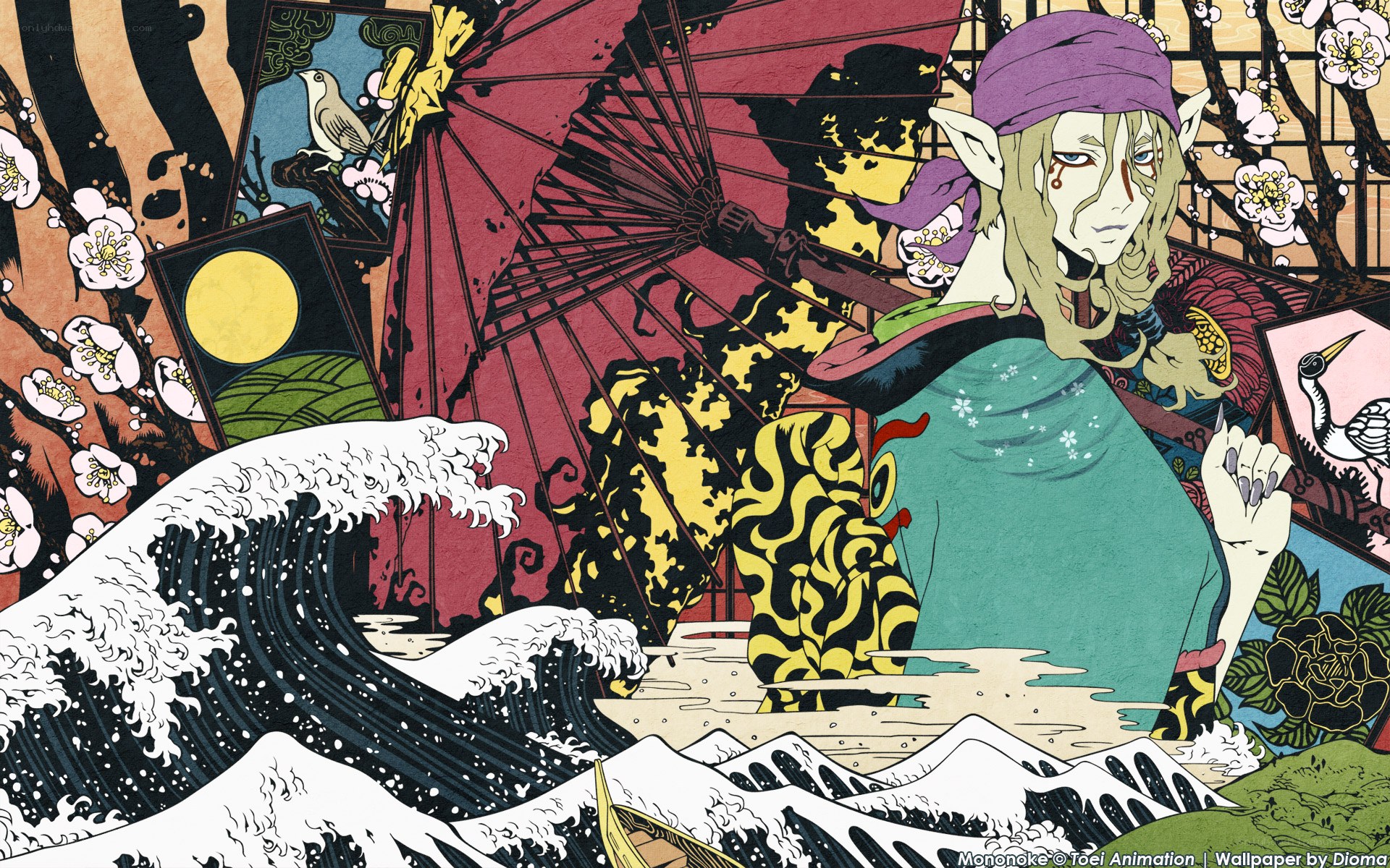 Mononoke anime character illustration