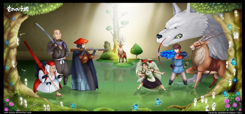 Mononoke Hime fan art