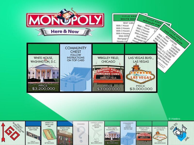 Monopoly Game Board — Green