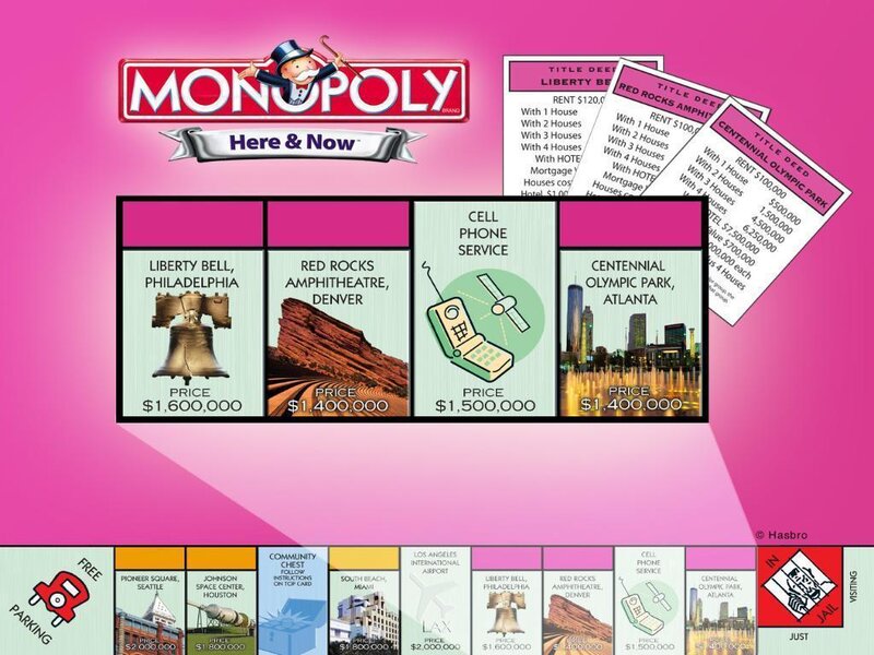 Monopoly Game Board — Pink