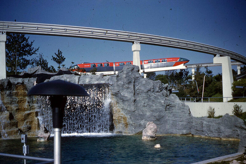 Monorail at Epcot
