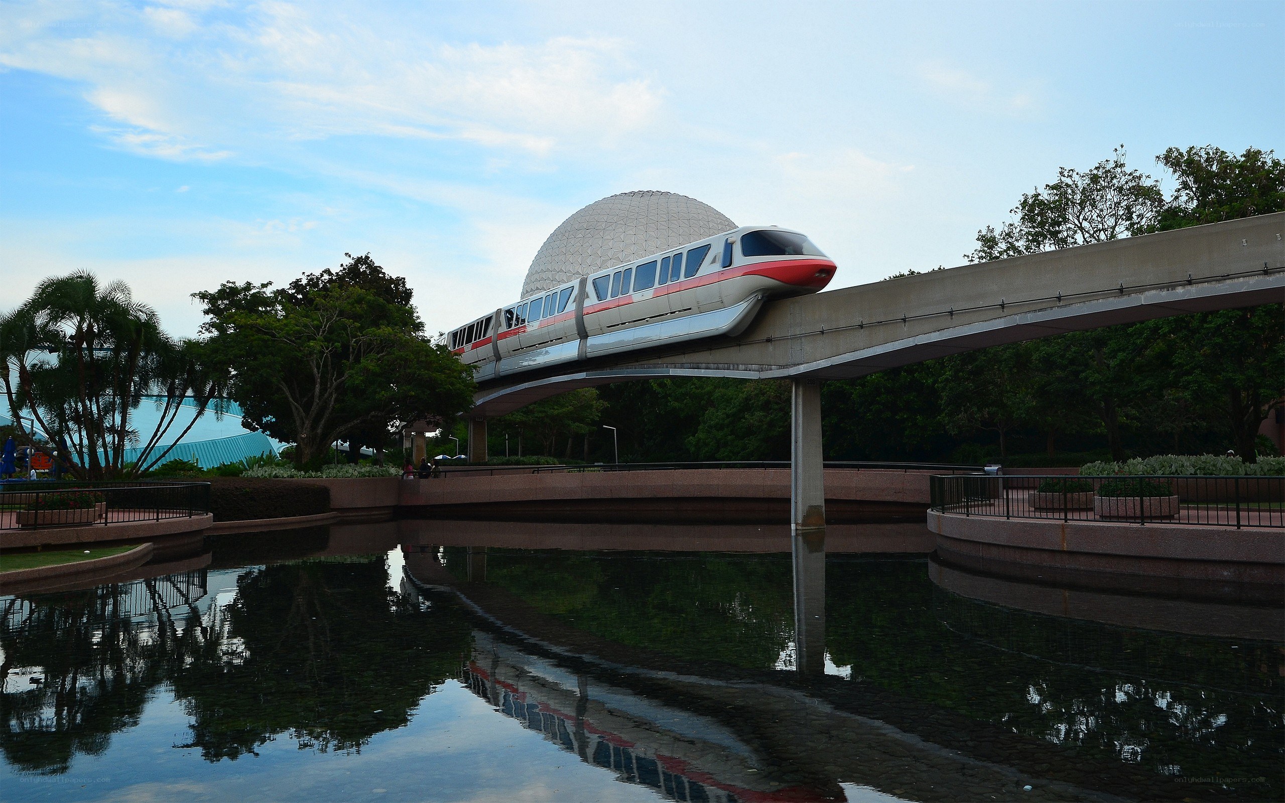 Monorail at Epcot
