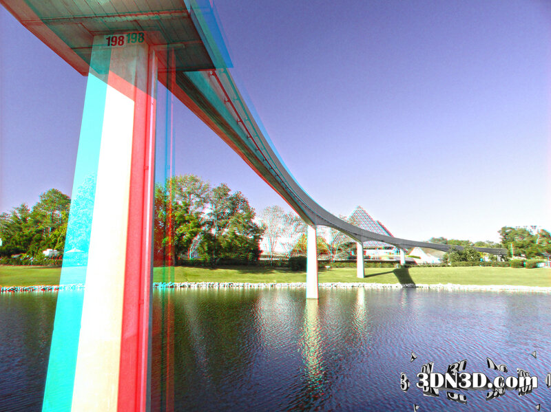 Monorail Bridge over Water