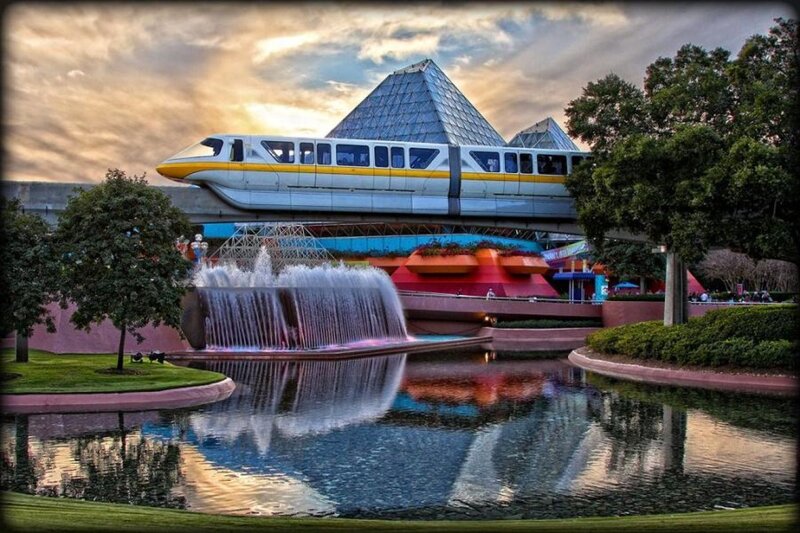 Monorail Train at Epcot