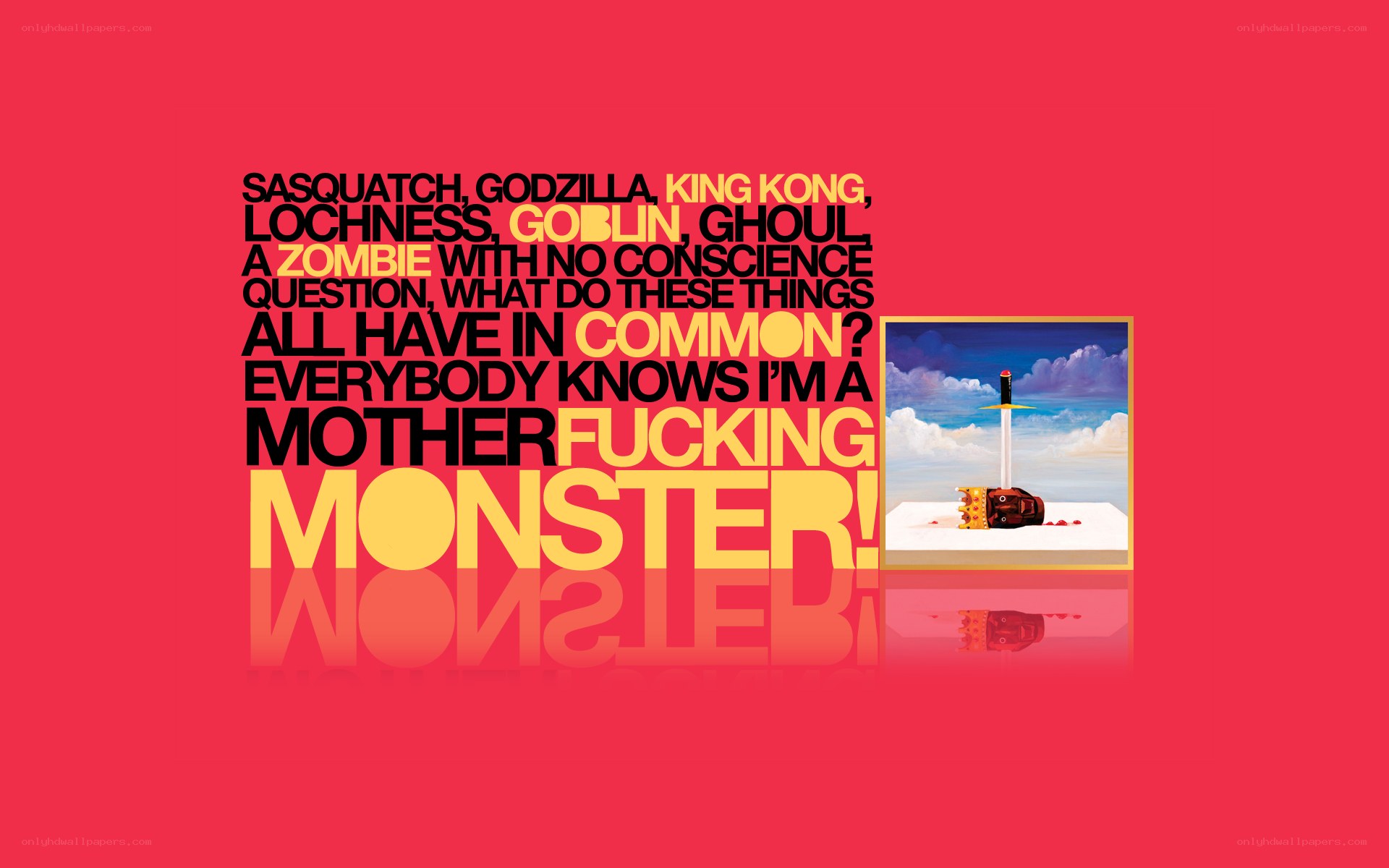 Monster album cover