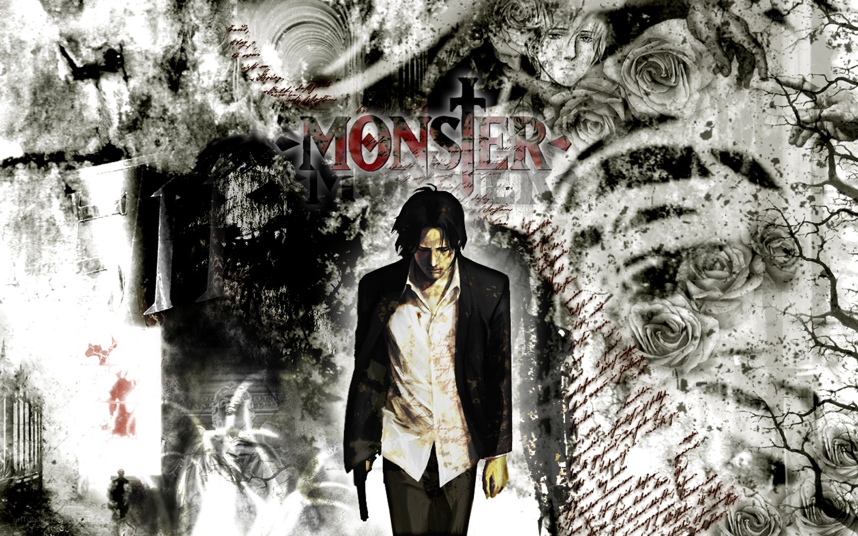 Monster anime promotional art