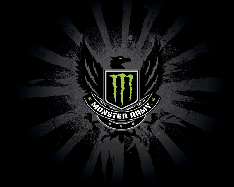 Monster Army logo wallpaper