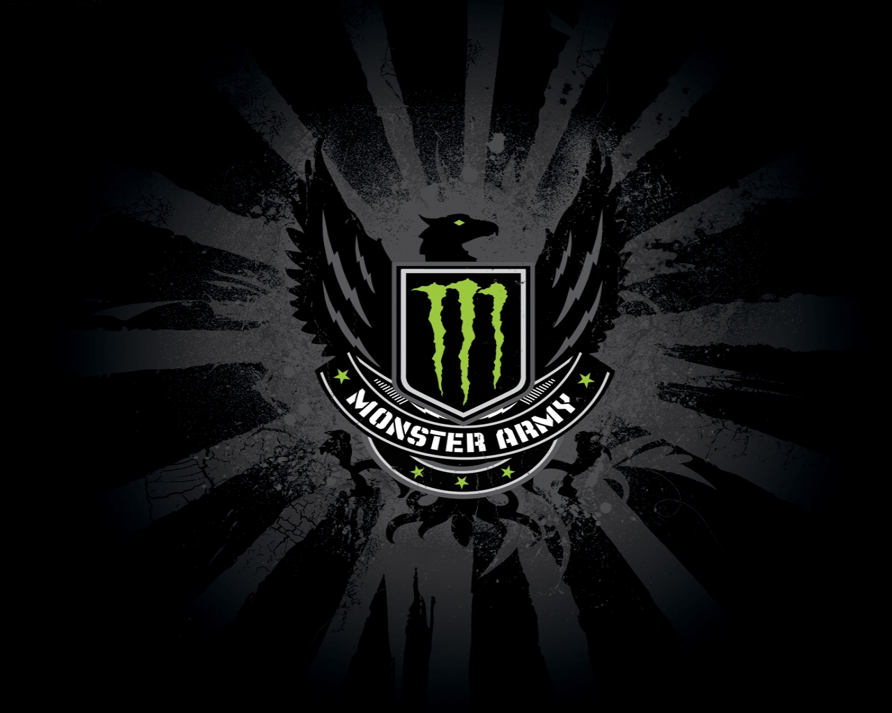 Monster Army logo wallpaper
