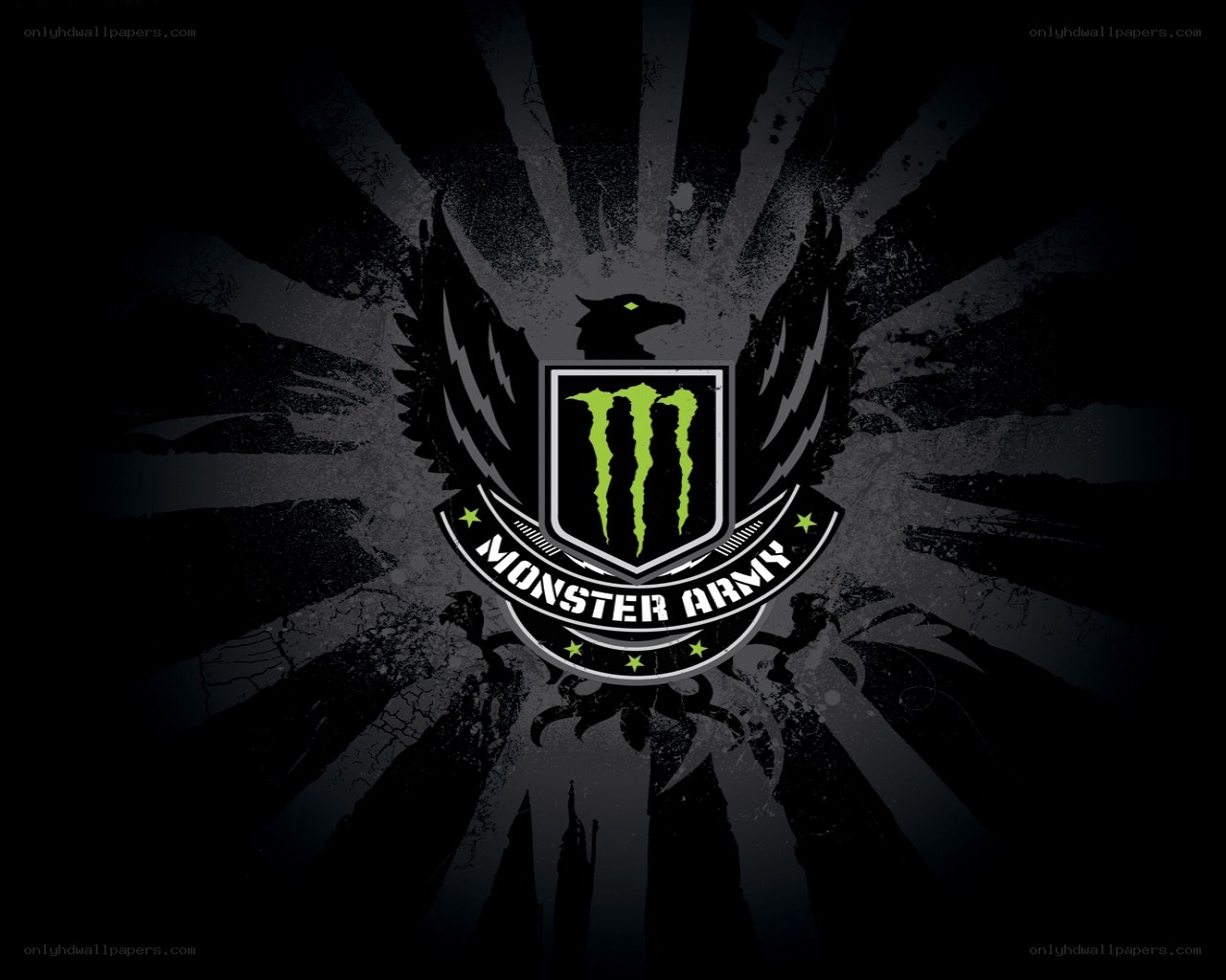 Monster Army logo wallpaper