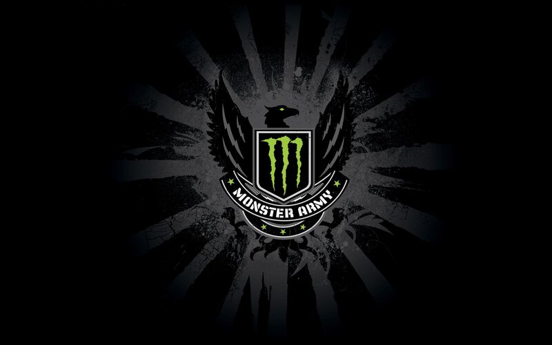 Monster Army logo wallpaper