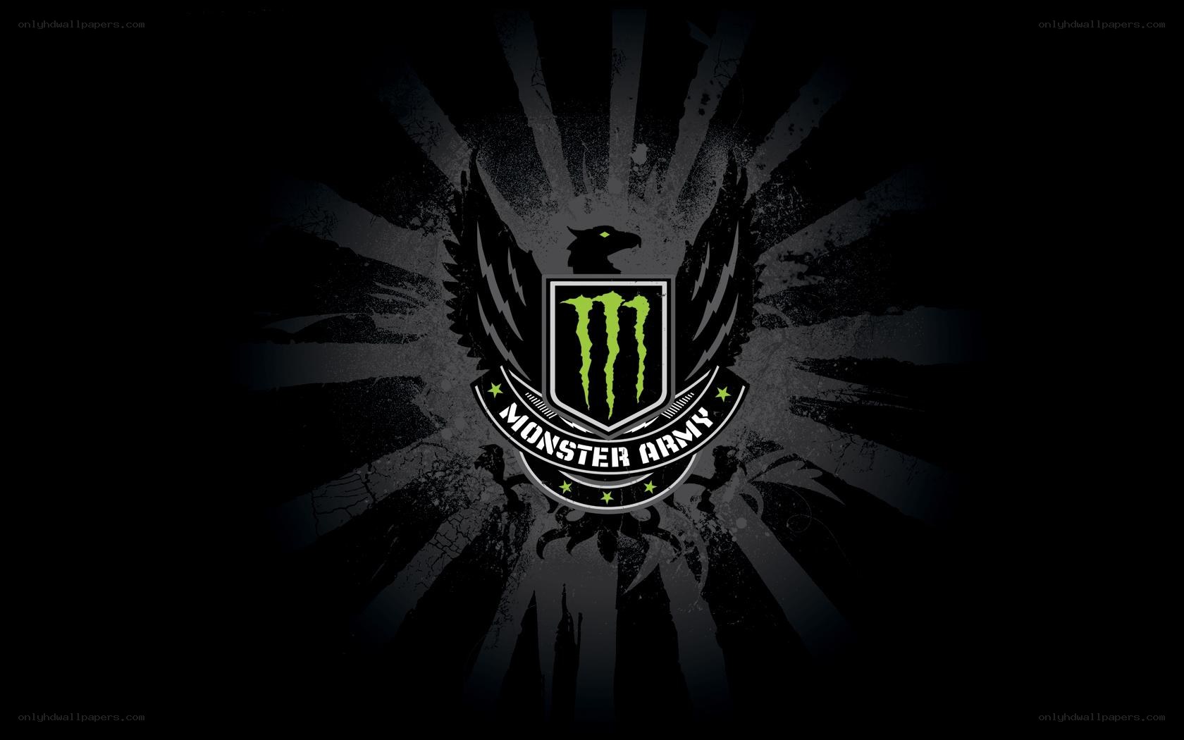 Monster Army logo wallpaper