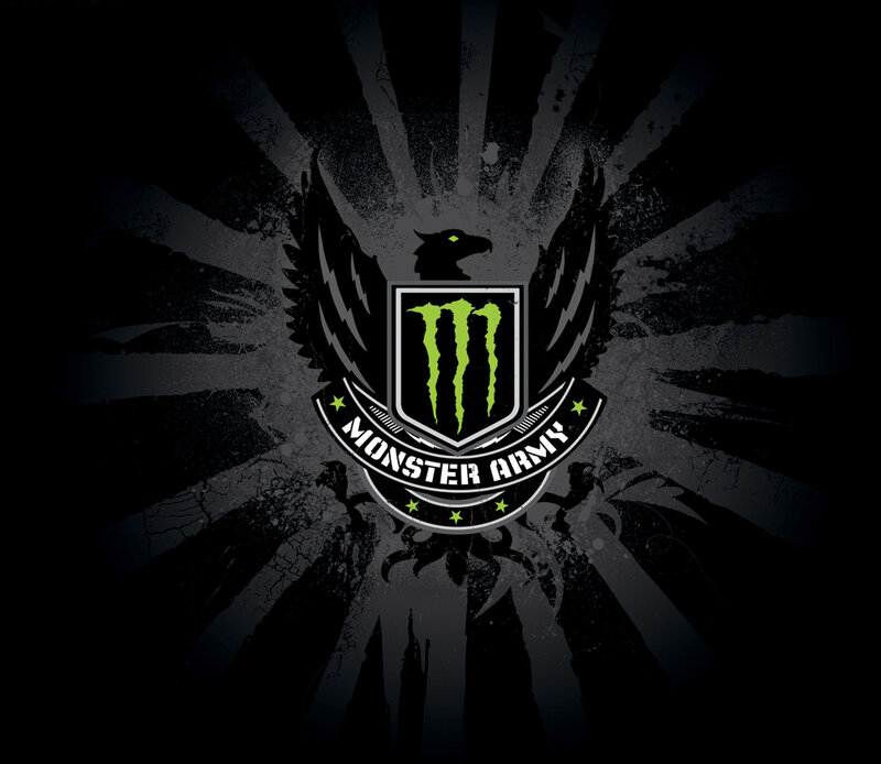 Monster Army logo wallpaper