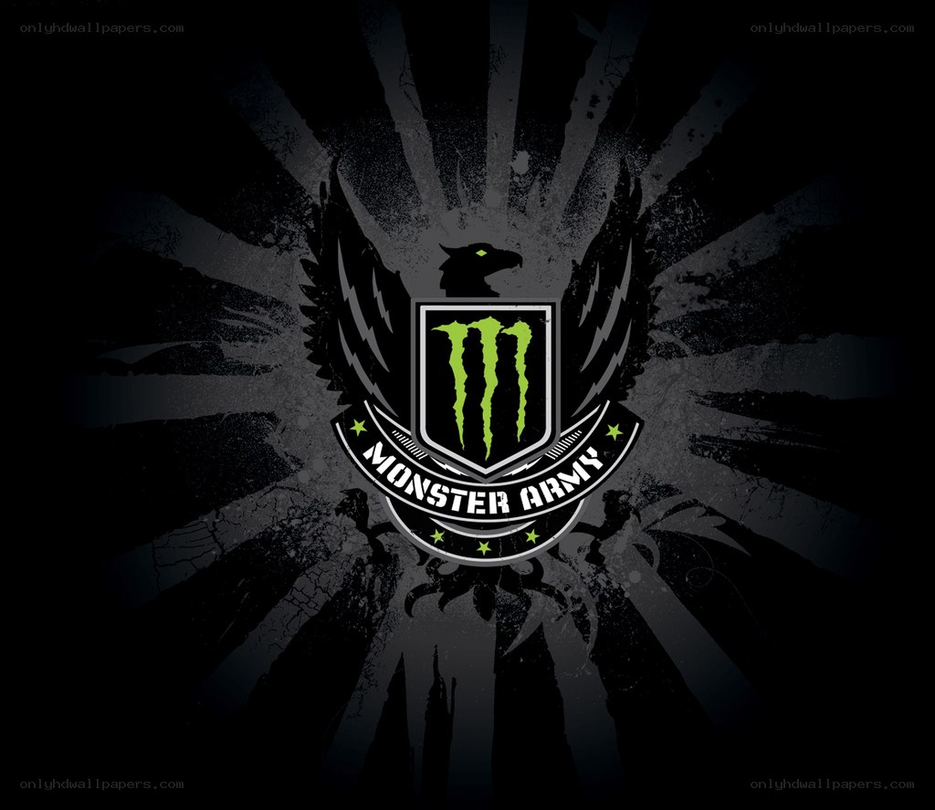 Monster Army logo wallpaper