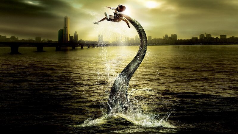 Monster attacks city from river