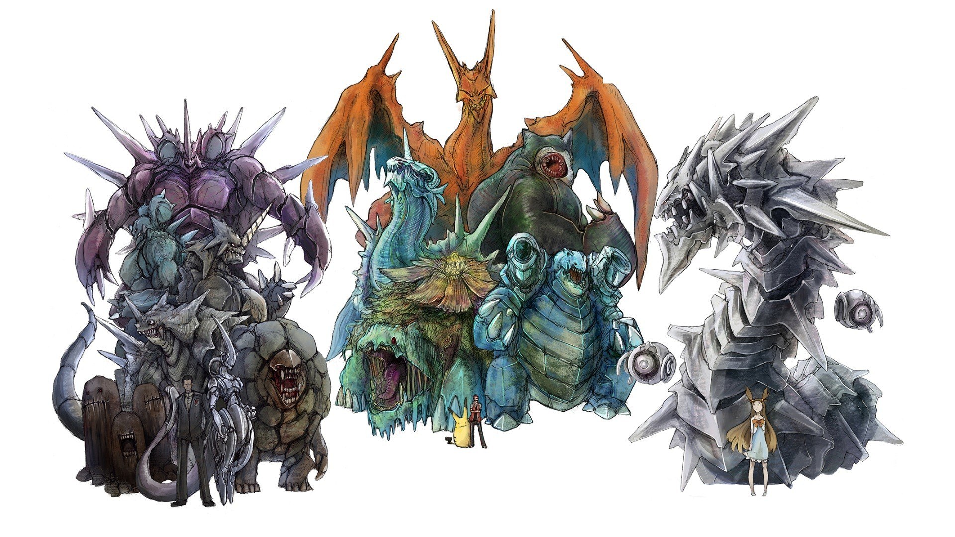 Monster concept art collection