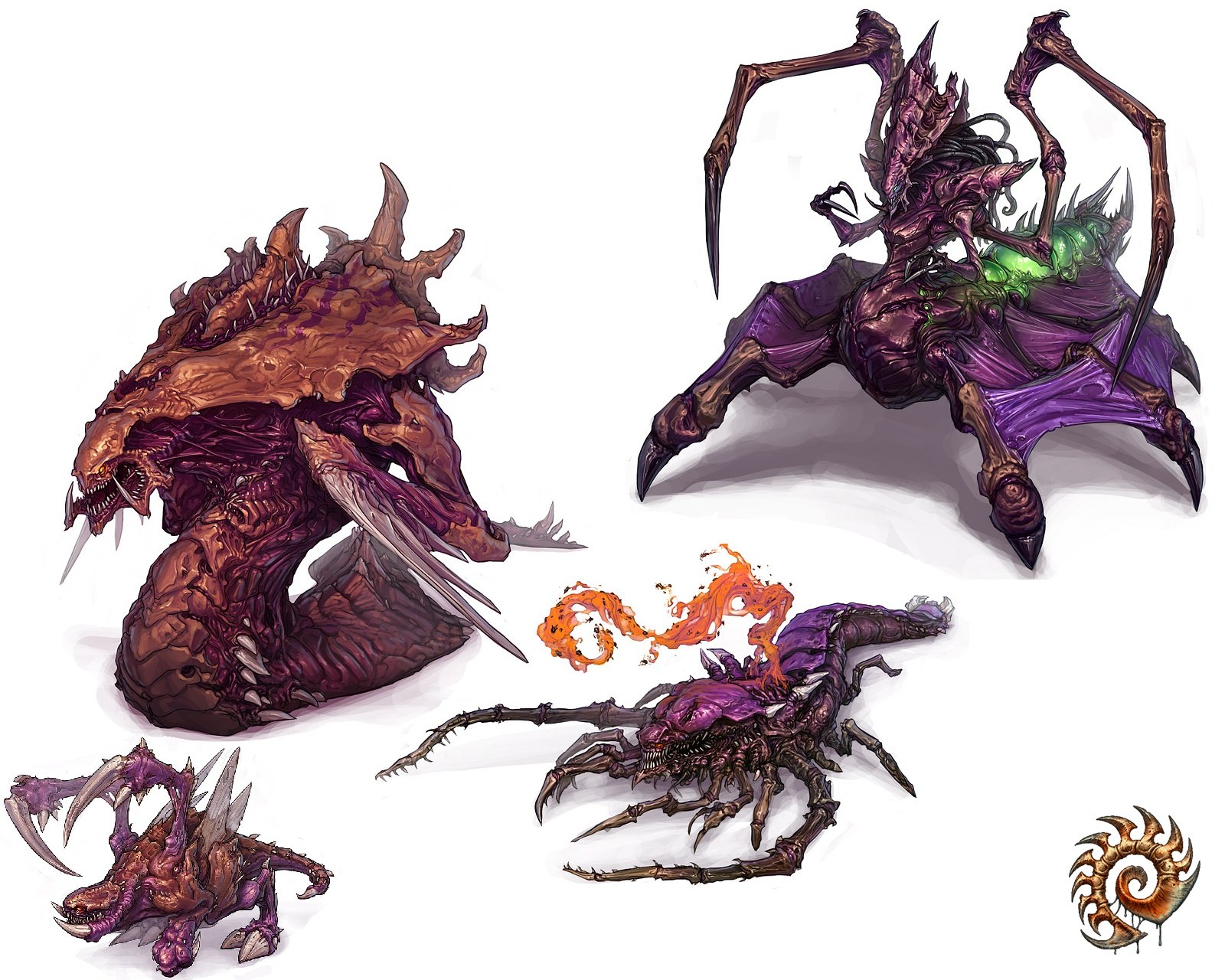 monster concept art collection