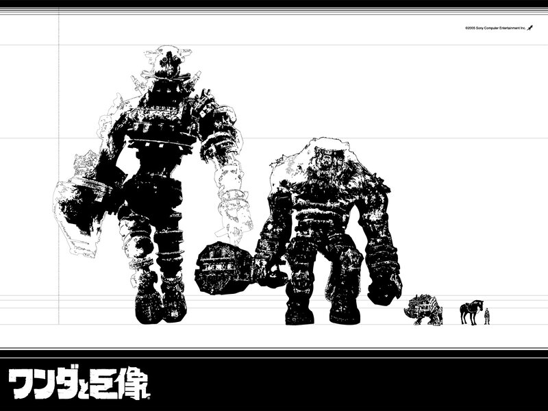 Monster concept art from a game
