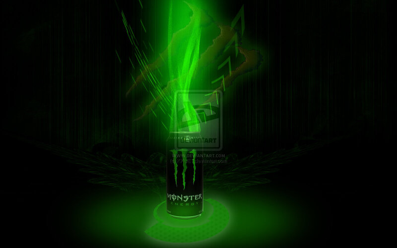 Monster Energy Can — Black