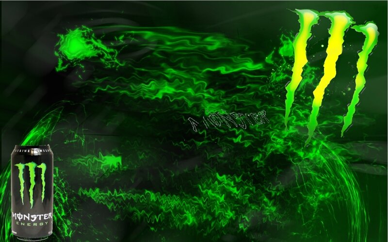Monster Energy Can — Green