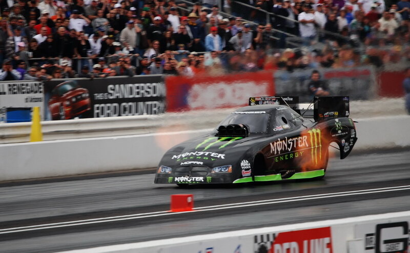 Monster Energy dragster racing