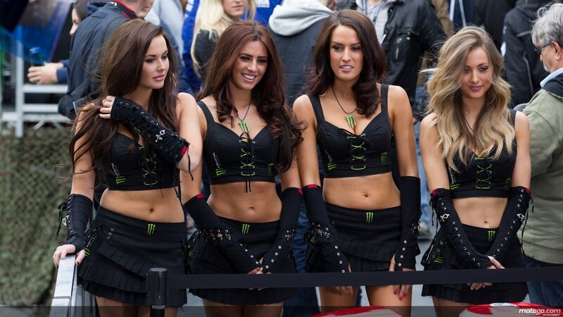 Monster Energy girls at event